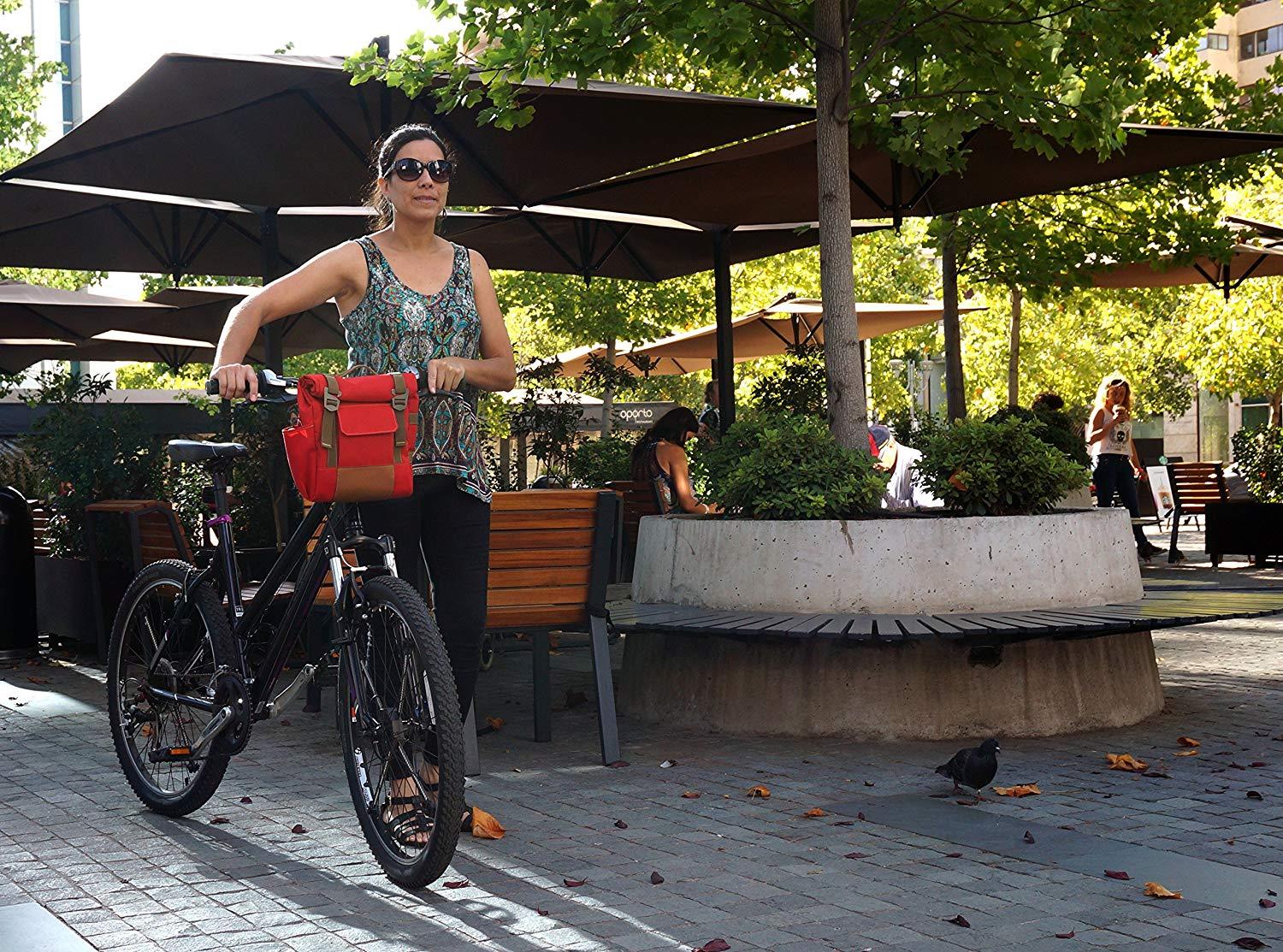 VELOPAC Pannier Bicycle - Bike - Bag - for Frame - Shoulder Bag 6L - ECO BAG