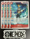 4x One Piece OP02-018 R Marco - English - Playset - Regular - TCG - NM/M