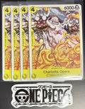 4x One Piece OP03-106 C Charlotte Opera - English - Regular - Playset - TCG-NM/M