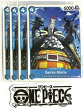 4x One Piece OP02-054 C Gecko Moria - ENG - Playset - Regular - TCG - NM/M