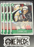 4x One Piece OP02-035 C Trafalgar Law - English - Playset - Regular - TCG - NM/M