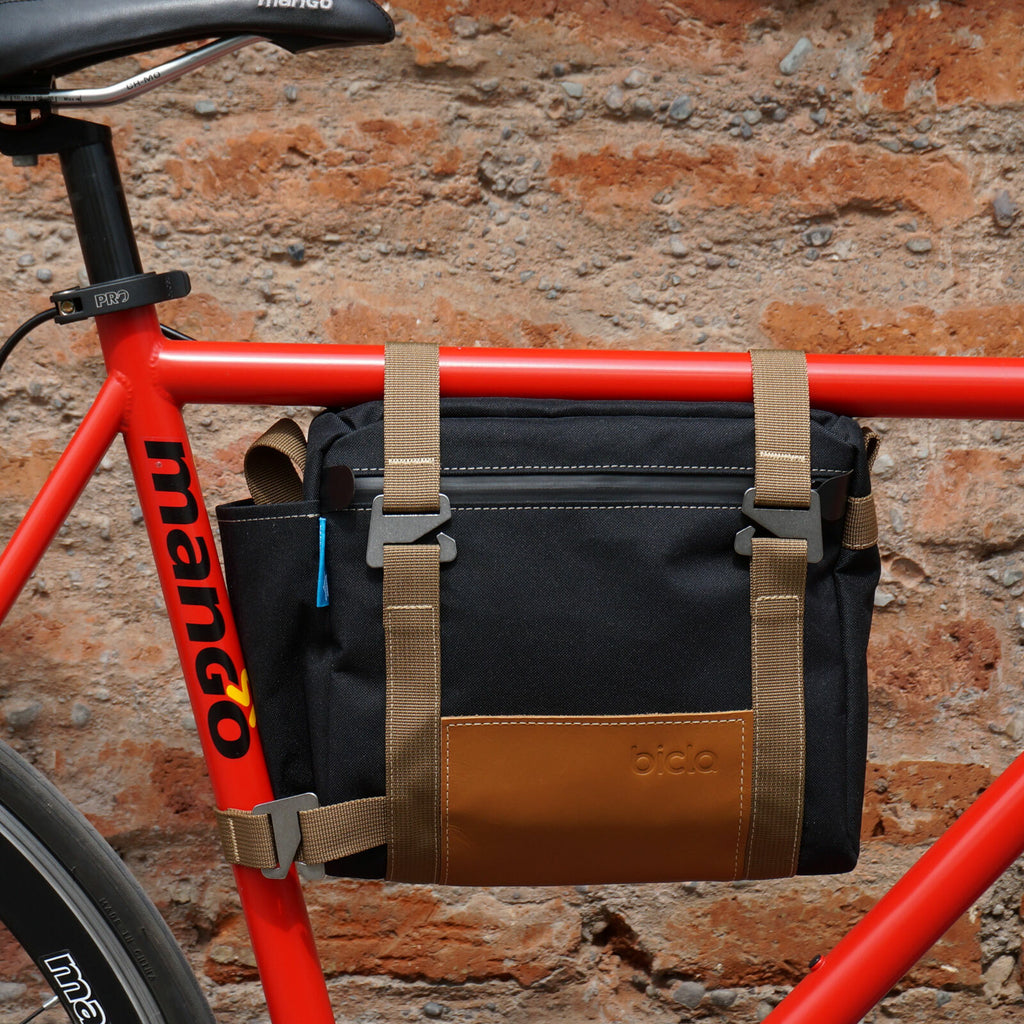 VELOPAC Pannier Bicycle Bag for Frame - Cycling - Bike - Shoulder Bag 4L-ECO BAG