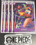 4x One Piece OP02-077 C Solitaire - English - Playset - Regular - TCG - NM/M