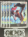 4x One Piece OP03-087 C Nero - English - Regular - Playset - TCG - NM/M