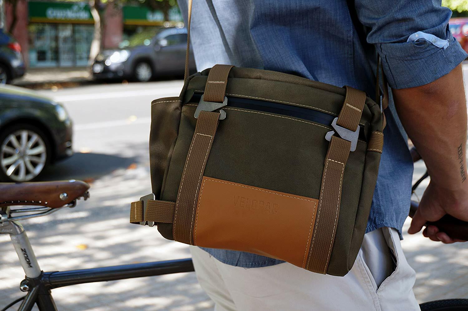 VELOPAC Pannier Bicycle Bag for Frame - Cycling - Bike - Shoulder Bag 4L-ECO BAG