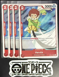 4x One Piece OP03-009 C Haruta - English - Regular - Playset - TCG - NM/M