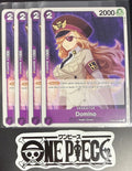 4x One Piece OP02-081 C Domino - English - Playset - Regular - TCG - NM/M