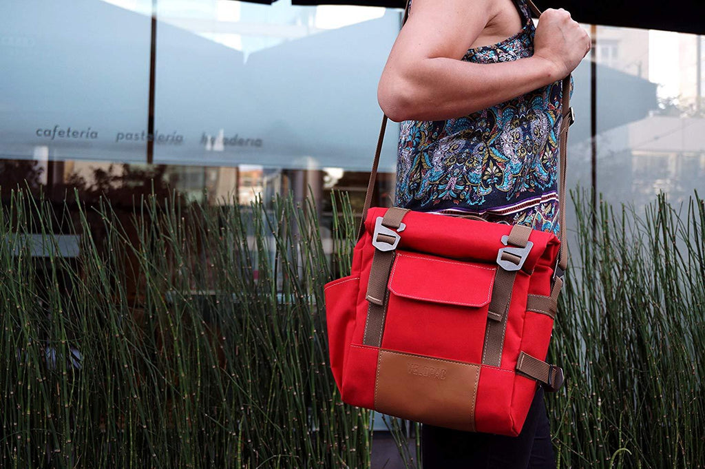 VELOPAC Pannier Bicycle - Bike - Bag - for Frame - Shoulder Bag 6L - ECO BAG
