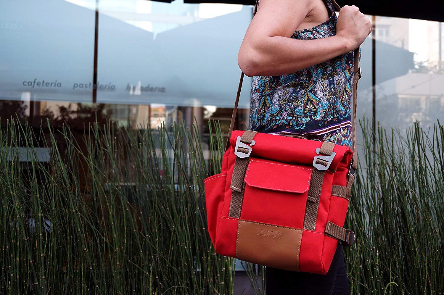VELOPAC Pannier Bicycle - Bike - Bag - for Frame - Shoulder Bag 6L - ECO BAG