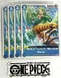 4x One Piece OP01-082 C Monet - English - Regular - Playset - TCG - NM/M