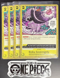 4x One Piece OP03-118 C - Ikoku Sovereignty - EN - Regular - Playset - TCG -NM/M