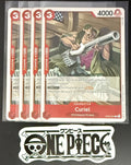 4x One Piece OP03-004 C Curiel - English - Regular - Playset - TCG - NM/M