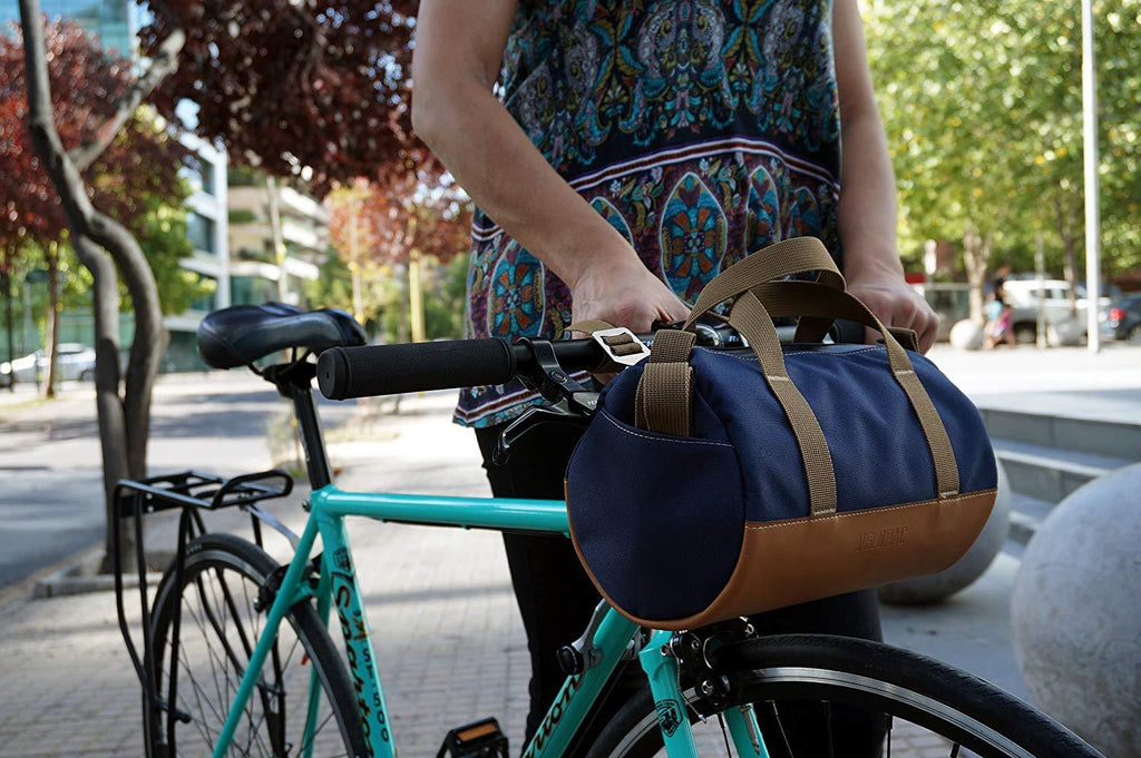 VELOPAC Pannier Bicycle Bag - Bike - Handlebar Barrel handbag 5L - ECO BAG