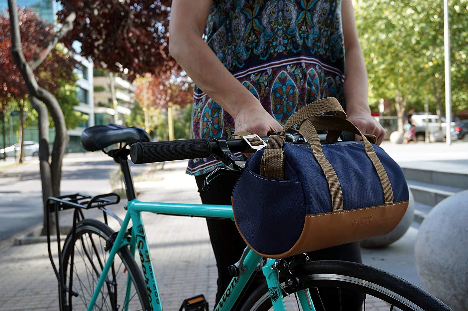 VELOPAC Pannier Bicycle Bag - Bike - Handlebar Barrel handbag 5L - ECO BAG