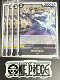 4x One Piece OP02-113 UC Helmeppo - ENG - Playset - Regular - TCG - NM/M