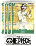 4x One Piece OP01-044 C Shachi - English - Regular - Playset - TCG - NM/M