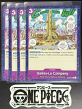 4x One Piece OP03-075 C Galley-La Company - ENG - Regular - Playset - TCG - NM/M