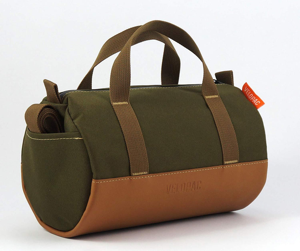 VELOPAC Pannier Bicycle Bag - Bike - Handlebar Barrel handbag 5L - ECO BAG