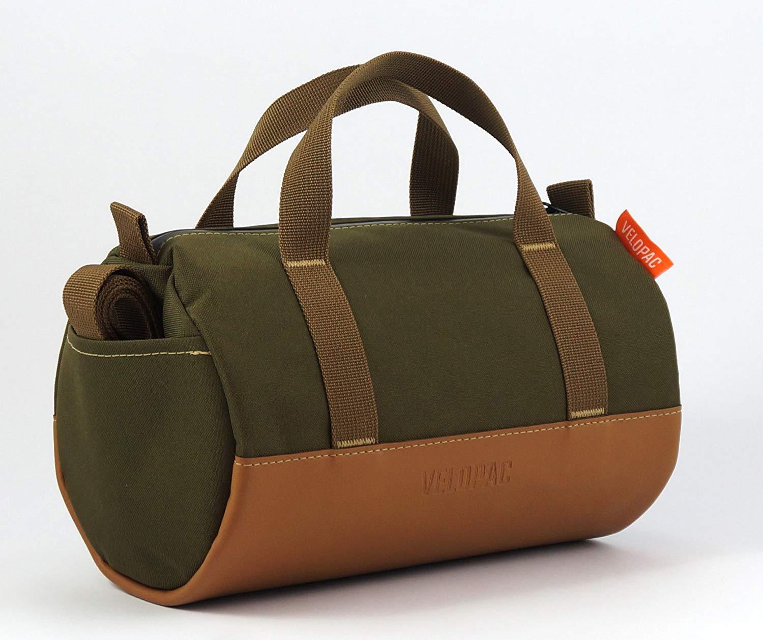 VELOPAC Pannier Bicycle Bag - Bike - Handlebar Barrel handbag 5L - ECO BAG